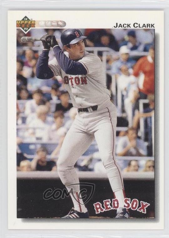 1992 Upper Deck Factory Set Gold Hologram Jack Clark #521 0b5