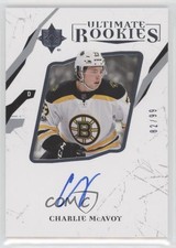 2017-18 Ultimate Collection Rookies 82/99 Charlie McAvoy #95 Auto k1r