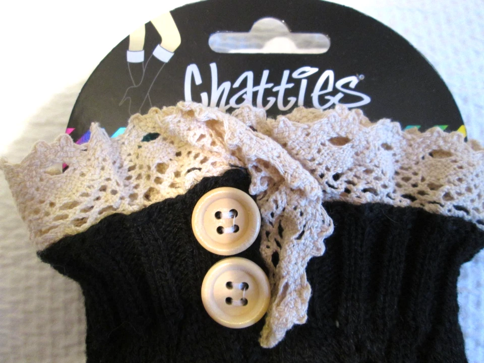 Puño de bota negro Chatties nuevo con etiquetas Foto 2 de 4