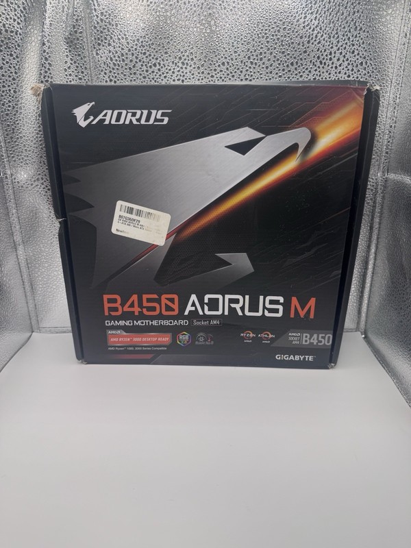 Gigabyte B450 AORUS M AM4 Micro ATX Gaming Motherboard New in Box Ryzen Rare