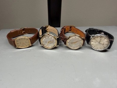 Vintage Omega Watch Collection 4 Watches Seamaster, Bumper Automatics & DeVille