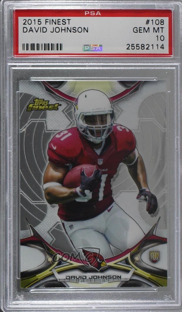 David Johnson Finest #108 Base