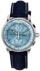Zeppelin 100 Jahre Chronograph Quartz Blue Dial Z86704 50M Men's Watch