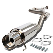 4.5 Tip Racing Muffler Catback Exhaust System For 92-00 Honda Civic 2dr4dr 4.5 Tip Racing Muffler Catback Exhaust System For 92-00 Honda Civic 2dr4dr