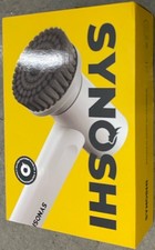 NIB NEW Synoshi Rechargeable Power Spin Scrubber w/ Cleaning Heads Cordless USB
