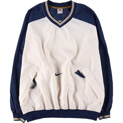 Vintage 90'S Nike V-neck warm-up pullover Men's XL