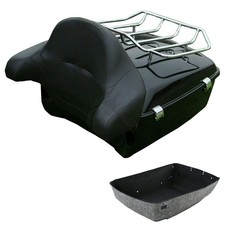 13.7 Trunk w Passenger Backrest Luggage Rack For Touring 2014-2025