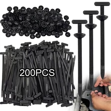 200PCS Nylon Universal Cable Tie Buckle, Multipurpose UV Resistant Cable Ties