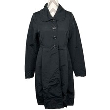 Massimo Pea Coat Black Size Medium