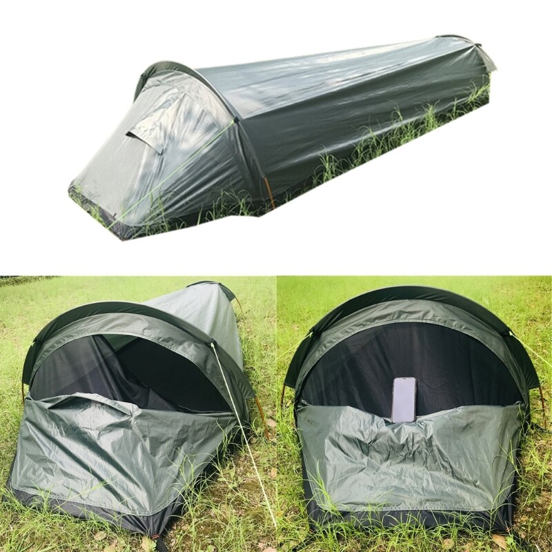 Lightly weight Single Person Watertight Backpacking Tent Camping Bivy