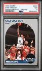 1990 Hoops #223 Sam Vincent PSA 7 Shows Michael Jordan Orlando Magic