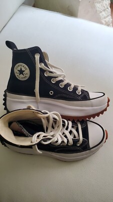 Converse Run Star Hike Hi ''Black/White'' sneakers Juniors Size 4