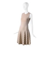 Alexander McQueen Honeycomb Jacquard Dress