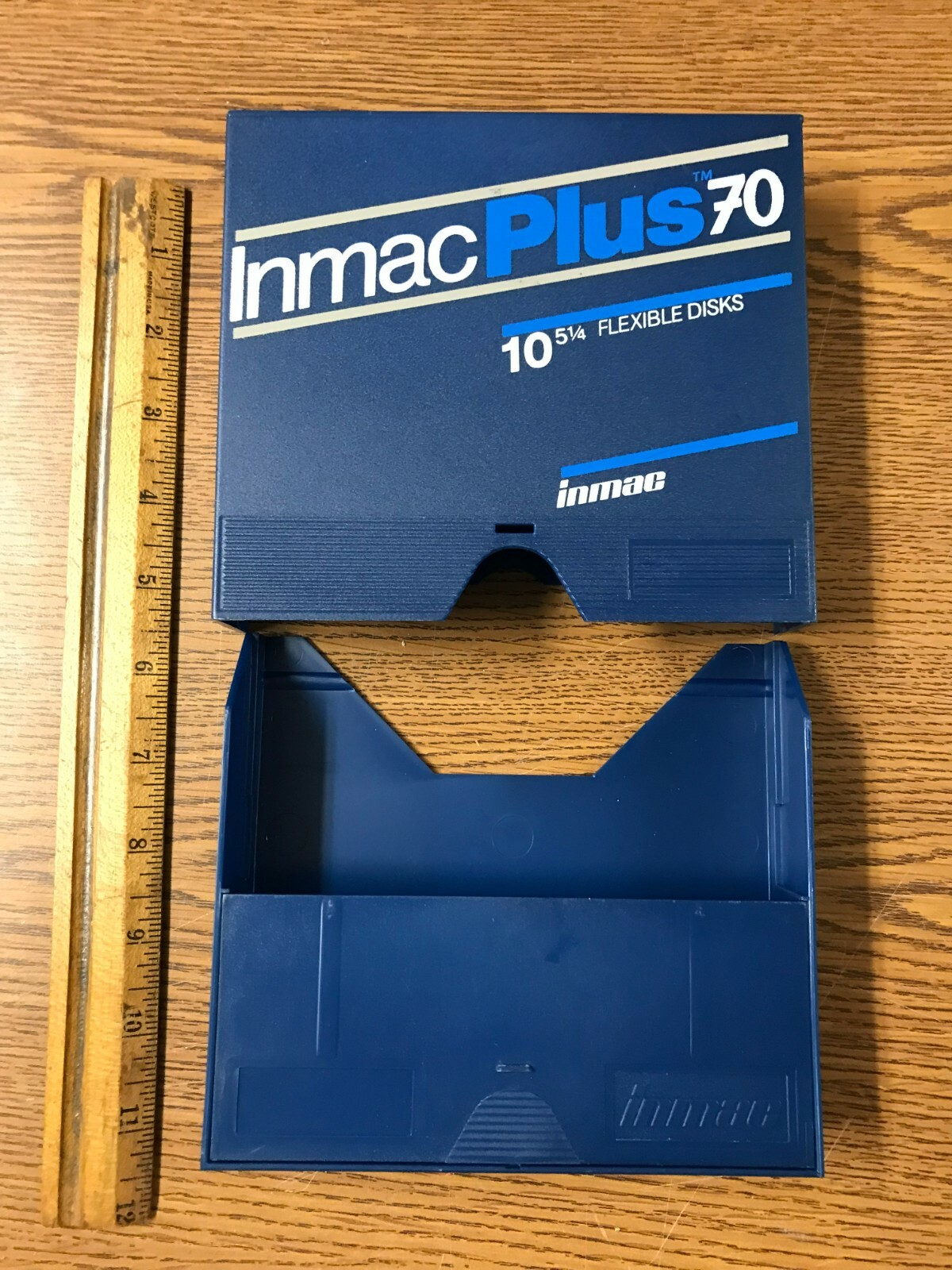 Vintage Blue Plastic 5 1 4 Floppy Disk Storage Box Inmac Plus 70 EBay vintage-blue-plastic-5-1-4-floppy-disk-storage-box-inmac-plus-70-ebay