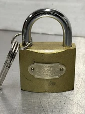 WIN. WIN BRASS PADLOCK NO: 160013 Mint Condition With 3 Keys