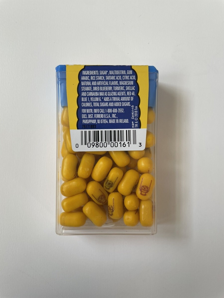 Tic Tac Limited Edition The Simpsons Marge Simpson Blueberry