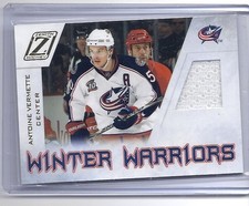 10-11 2010-11 ZENITH ANTOINE VERMETTE WINTER WARRIORS JERSEY AV BLUE JACKETS