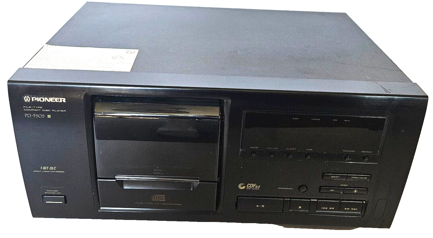 Pd-f505  25 Disk Player. No Remote