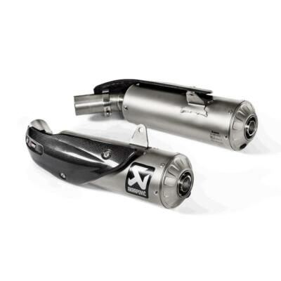 Akrapovic Auspuff Titan Slip-On (Paar) (EC) Ducati Scrambler 1100 2018-2020