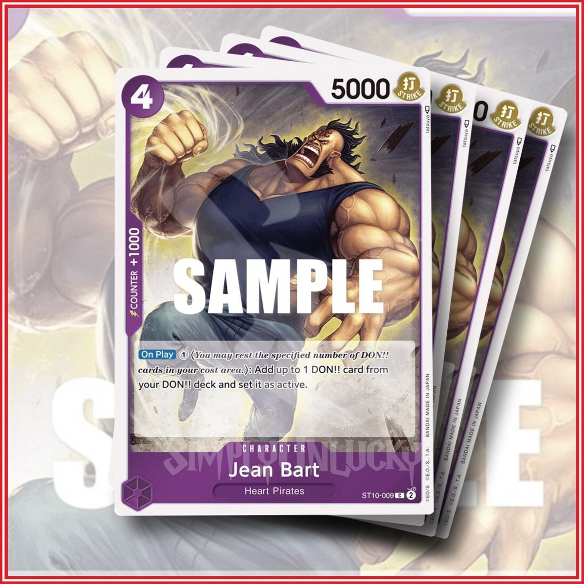 ONE PIECE TCG: Jean Bart ST10-009 x4 Ultra Deck The Three Captains | eBay ONE PIECE TCG: Jean Bart ST10-009 x4 Ultra Deck The Three Captains | eBay