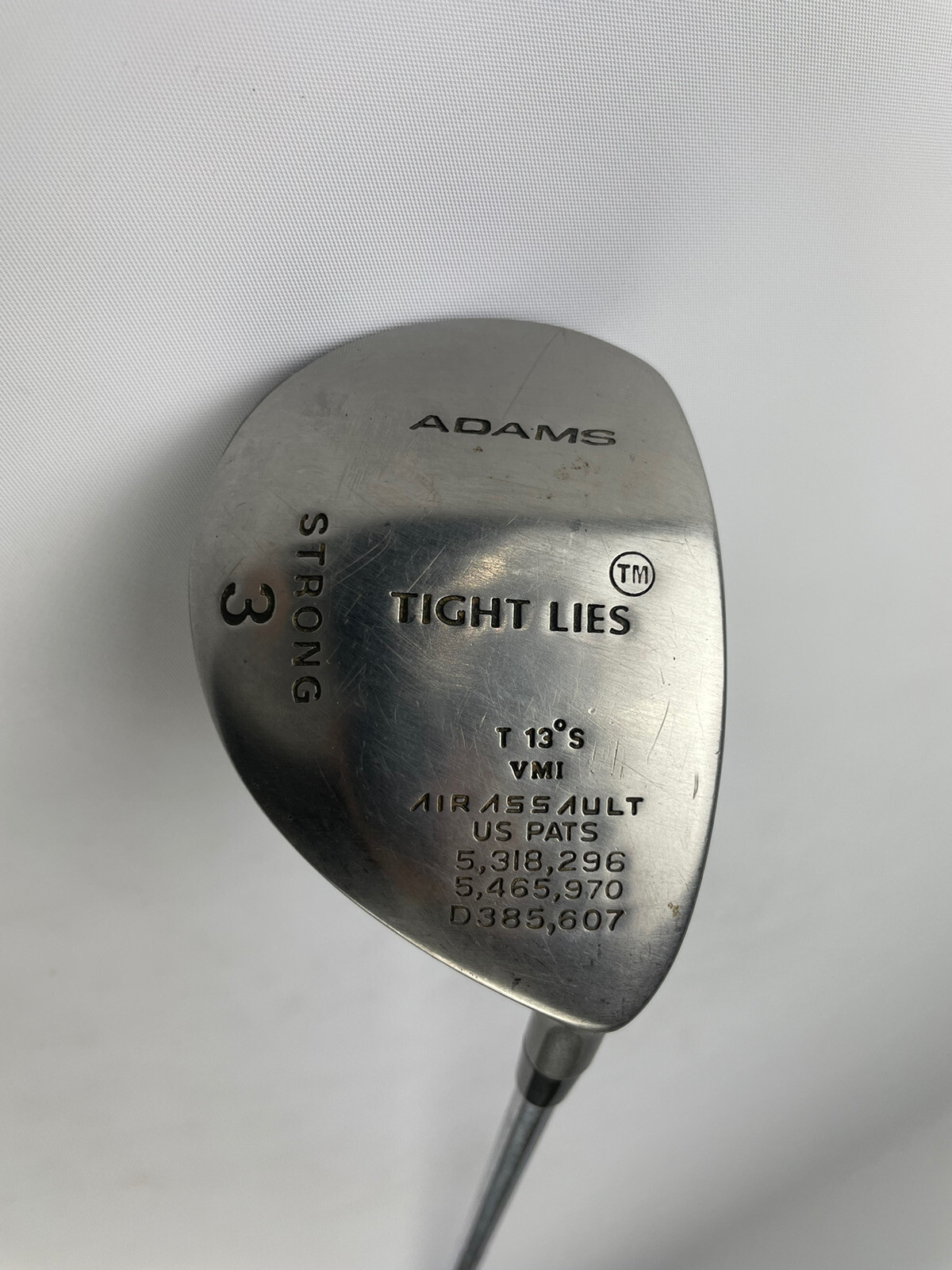 Adams Tight Lies RH Golf Club 13º Strong 3 Fairway Wood Graphite Stiff