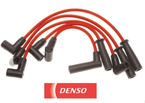 Juego de cables de bujía de encendido DENSO para Dodge Jeep reemplaza OEM # 6714070 2,5 L Foto 3 de 3