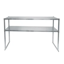 60" Double Over Shelf 2 Tier Solid Stainless Steel NSF Atosa MROS-5RE NSF #2353