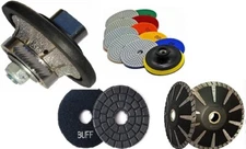 3/8" Demi Bullnose Router Bit 35 stone concrete granite Polish pad convex blade