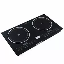Electric Hob Cook Top Stove 110V Induction Cooktop 2 Burners Ceramic Cooktop USA
