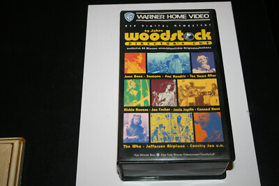 25 Jahre Woodstock 2 x VHS Videokassette Directors Cut Siehe Fotos ! 