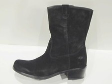 New in Box UGG Australia Boys Girls Kids Black Briar Suede Winter Wool Boots 1