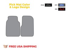 Fits 1987 Ford F-150 Reg Cab Floor Mat 2pc Cutpile Fits 1987 Ford F-150 Reg Cab Floor Mat 2pc Cutpile