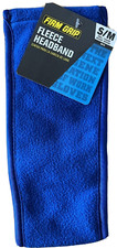 NEW Fleece Headband Firm Grip Small/Medium Blue Outdoor Sports Jogging