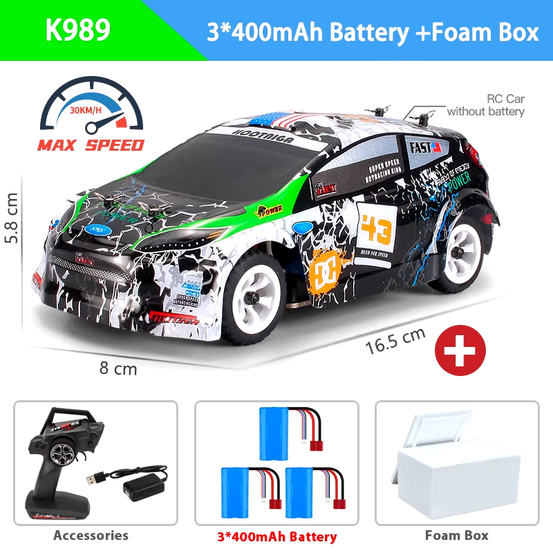K969 1:28 4WD 2.4G Mini RC Racing Car High Speed Off-Road Remote Control Drift T
