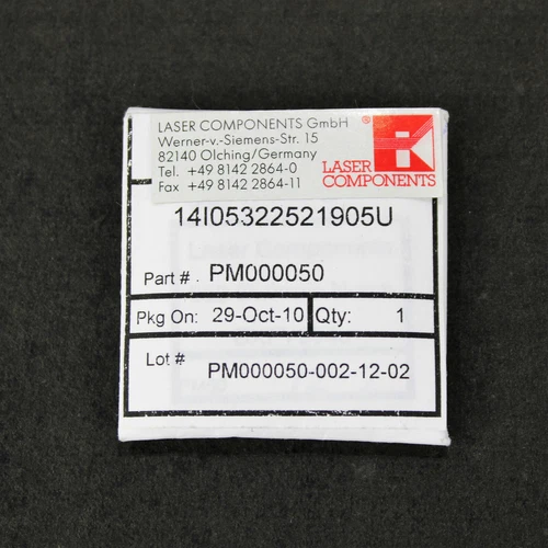 Laser Components 14I05322521905U PM000050 Notch Filter, R>97% (532nm) 45°