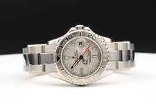 Rolex Yacht Master Lady Stainless Steel Watch Platinum Dial & Bezel 29mm 169622 4