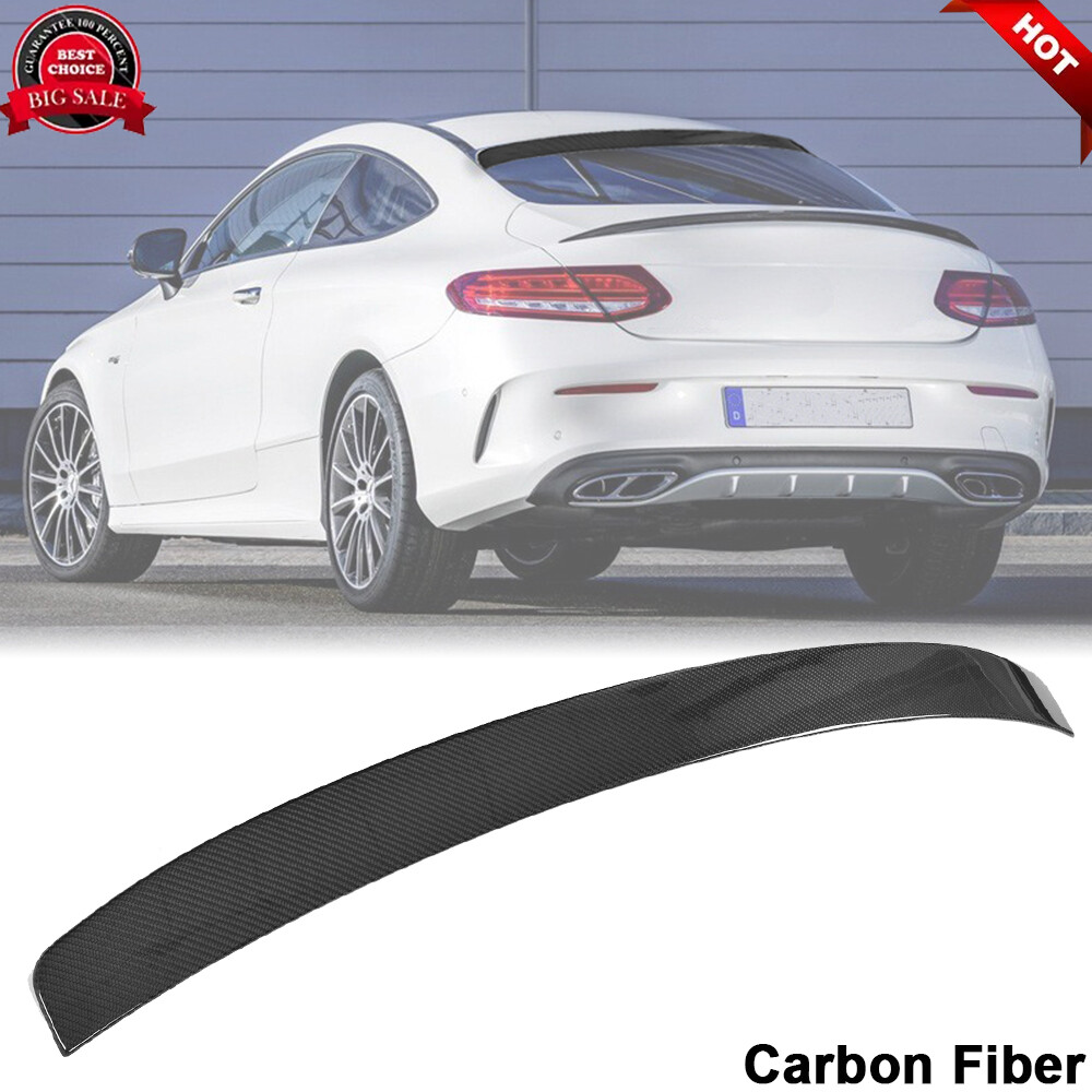 Carbon Fiber Rear Roof Spoiler Wing For Mercedes-Benz W205 C205