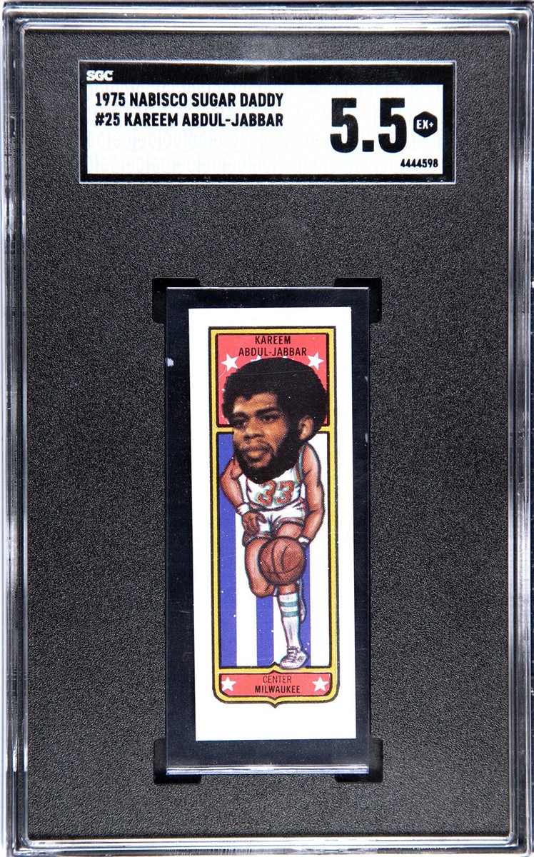 1975 Nabisco Sugar Daddy KAREEM ABDUL-JABBAR Los Angeles Lakers