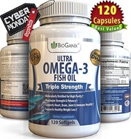 Ultra Omega3 Fish Oil 2000mg Supplement /w 800 Epa + 600 Dha + Vitamin E (120 on sale Ultra Omega3 Fish Oil 2000mg Supplement /w 800 Epa + 600 Dha + Vitamin E (120 on sale