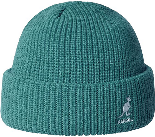 Knit Beanie Turn Up Cuffless Hat 