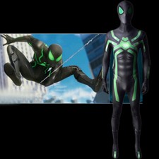 PS4 Spiderman Stealth Suit Jumpsuit Spider-man Cosplay Costume Adult Kids Gift