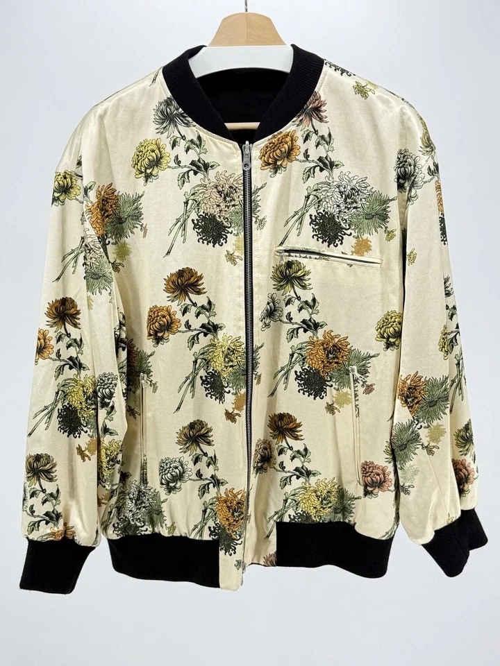 Dries Van Noten Reversible Floral Bomber size L - Image 2 of 4