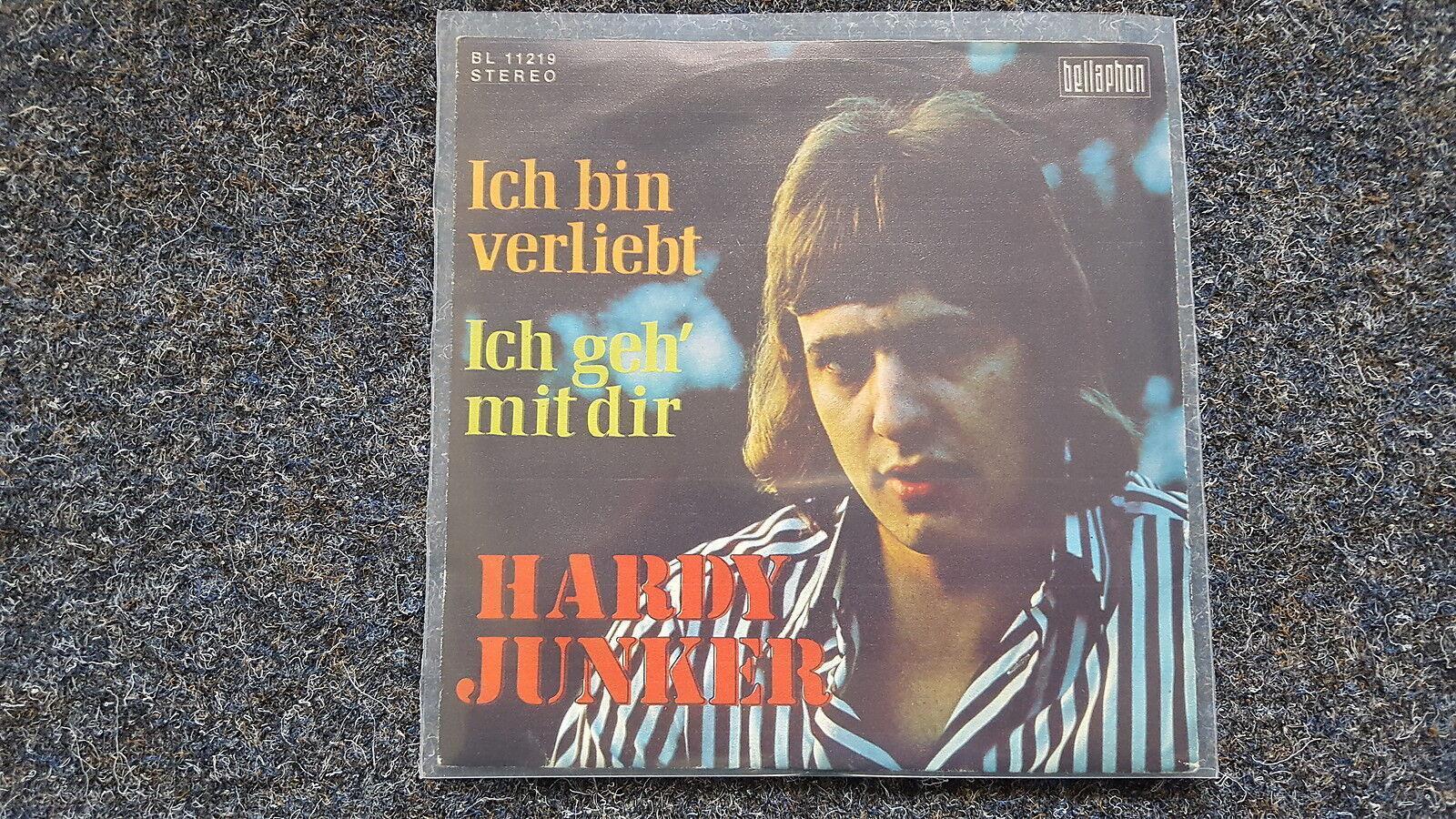 7"" Single Vinyl Hardy Junker - Ich bin verliebt/ Ich geh' mit dir