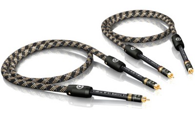 2,00m Viablue NF-S1 Silver Quattro Mono Cinch RCA Cinchkabel 2,0m 2m (1Paar)