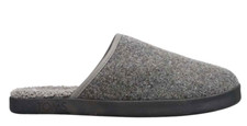 TOMS Harbor Mens Grey Flats Casual Slippers Slides Indoor/Outdoor Shoes sz 11.5M