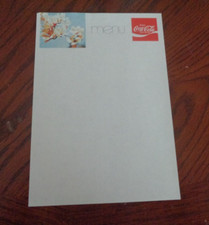 Coca-Cola  Menu Sheet #3