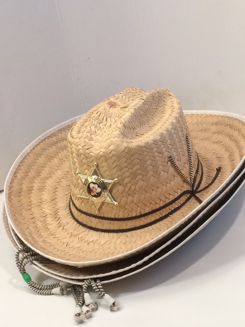Spielzeug Hut Western Hut Cowboy Hut Mit Sheriff Stern Ebay