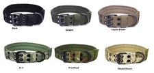 Tactical Scorpion Gear Dog Collar Canine Training Walking Military- Nylon