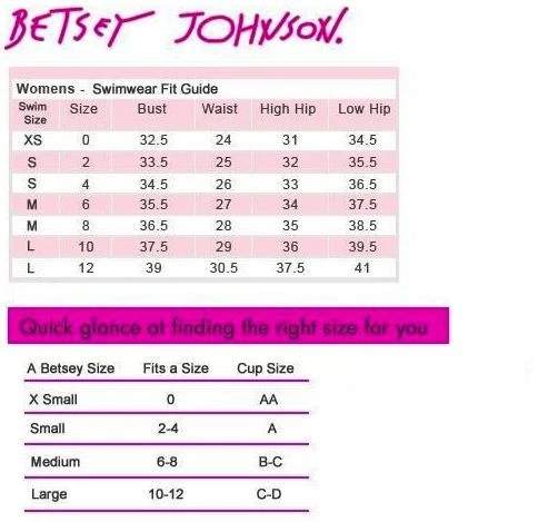 Sujetador con aros moldeado pastelería francesa Betsey Johnson bikini traje de baño top S $120 Foto 4 de 4