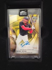 Topps Chrome Black 2025 James Wood auto 11/50.
